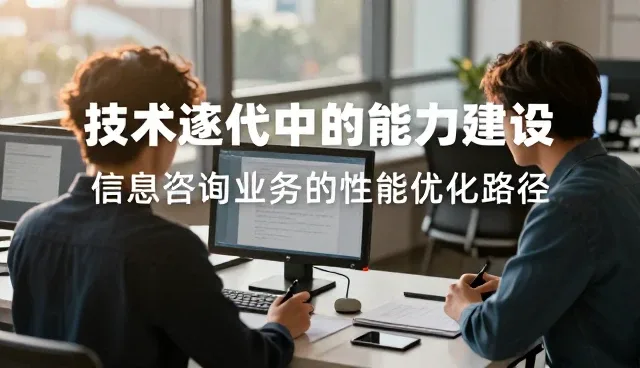 技术迭代中的能力建设:信息咨询业务的性能优化路径